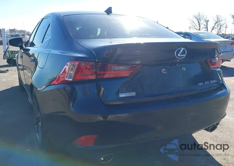 2016 Lexus Is 300 from USA, damaged, VIN JTHCM1D21G5013287